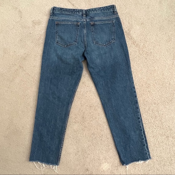 Abercrombie & Fitch Signature Collection Rip + Repair Ankle Straight Jeans - Picture 5 of 11